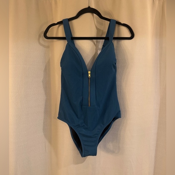 Kona Sol Blue One Piece Swimsuit - Picture 1 of 6